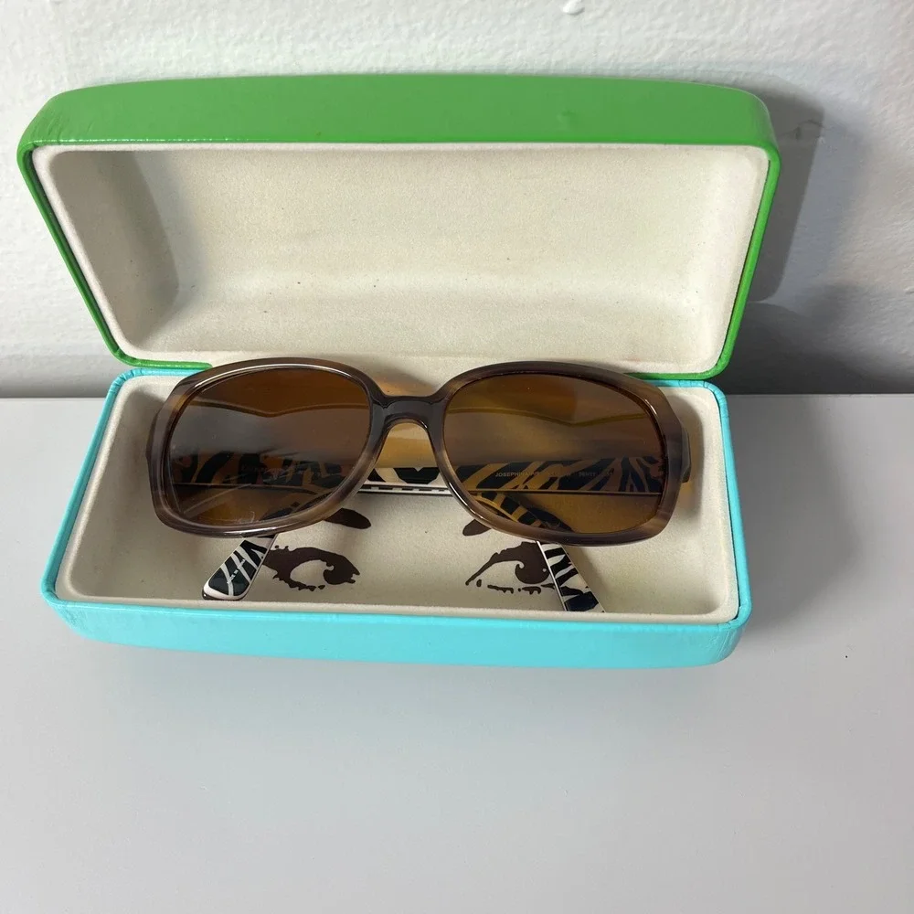 Kate Spade Sunglasses JOSEPHINA Toffee / Zebra‎ Polarized w/case FRAMES ONLY